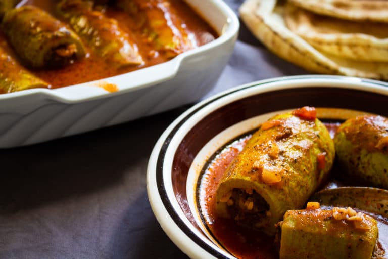 Courgettes farcies à la sauce tomate