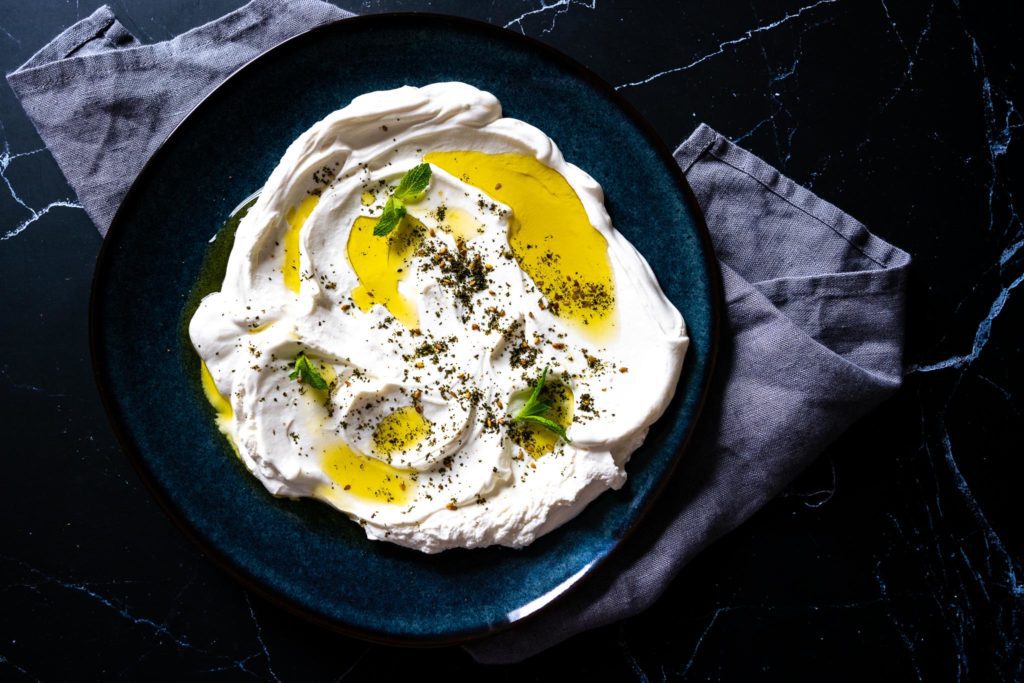 Labneh cream cheese from the Levant