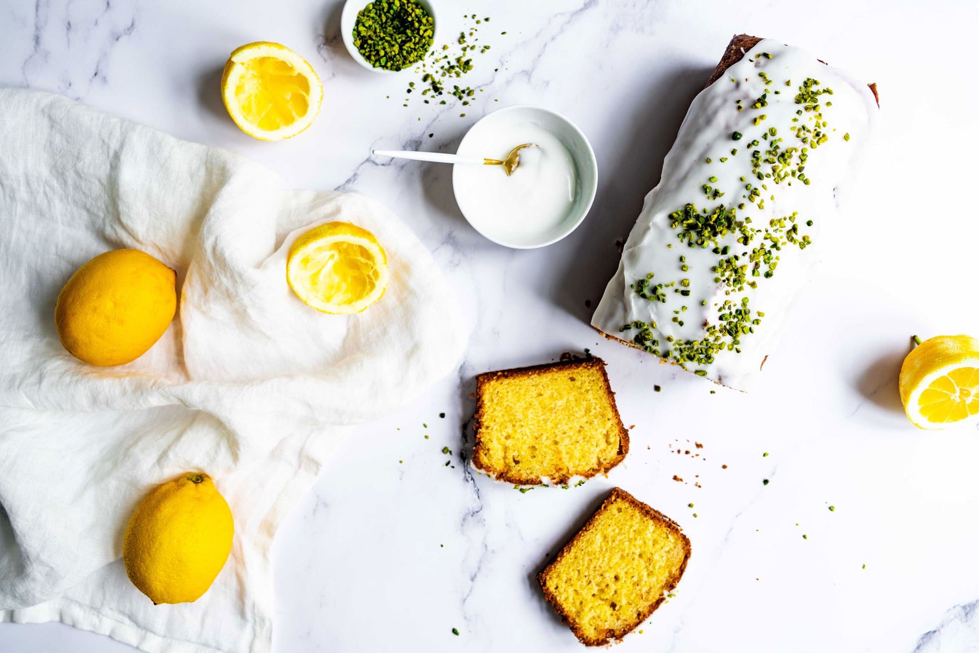 Zitronenkuchen mit Labneh