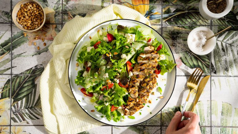 Salade de poulet Za’atar