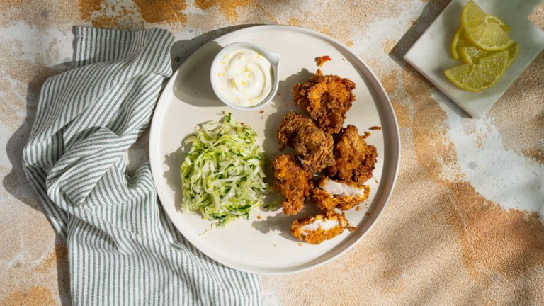 Poulet frit à la harissa