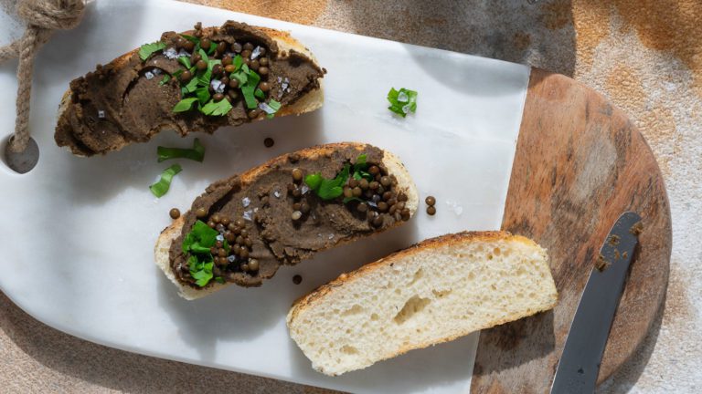 Pâte à tartiner aux lentilles avec harissa