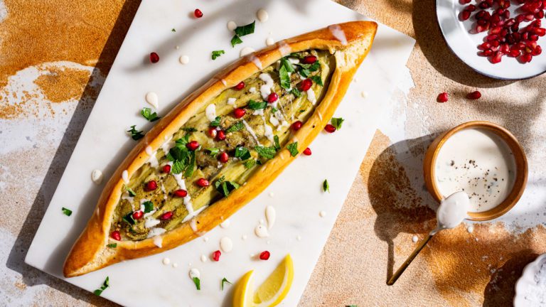 Pide à l’aubergine